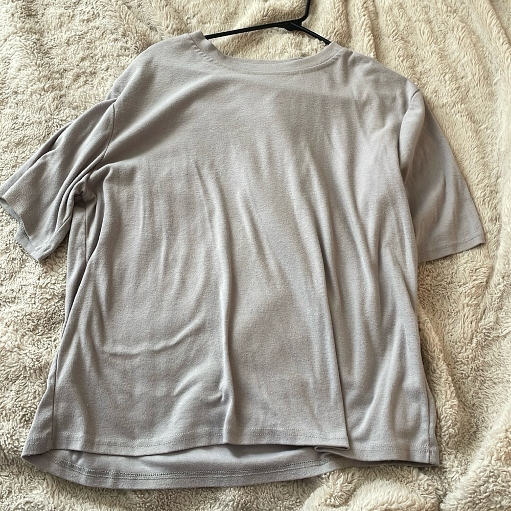 Gray Oversized T-Shirt